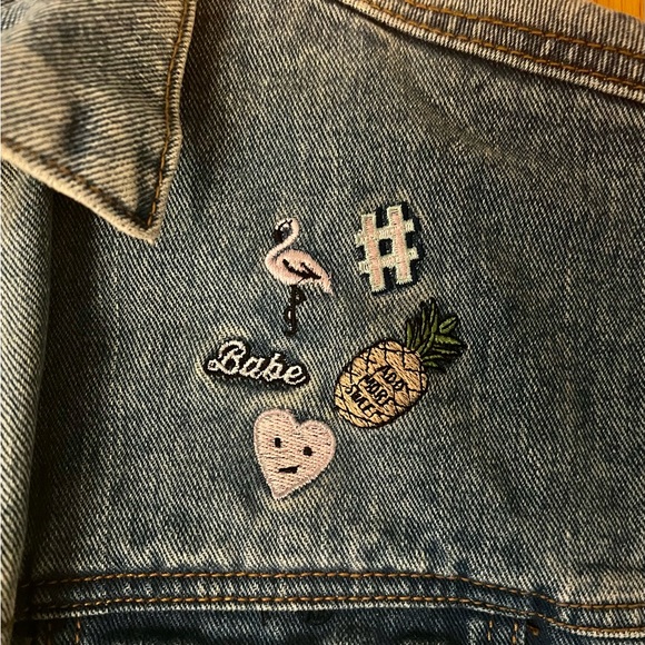 VINTAGE JEAN JACKET "DO NOT DISTURB"! - Picture 4 of 5